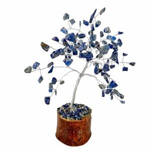Lapis Lazuli Crystal Tree 🌿 Tree of Life / Money Tree – Feng Shui Decor